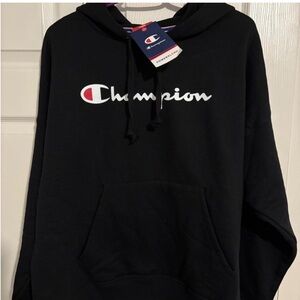 Champion Black Pullover Hoodie